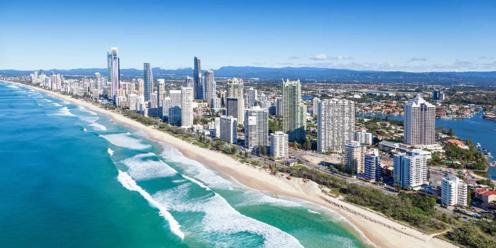 Queensland coastal travel scene